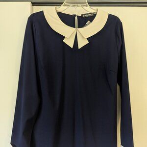Navy French Schoolgirl Blouse